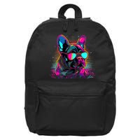 Proud To Be A Frenchie Lover 16 in Basic Backpack