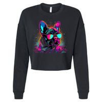 Proud To Be A Frenchie Lover Cropped Pullover Crew
