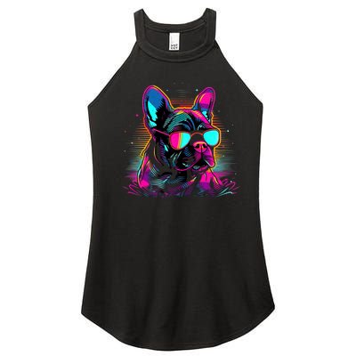 Proud To Be A Frenchie Lover Women’s Perfect Tri Rocker Tank