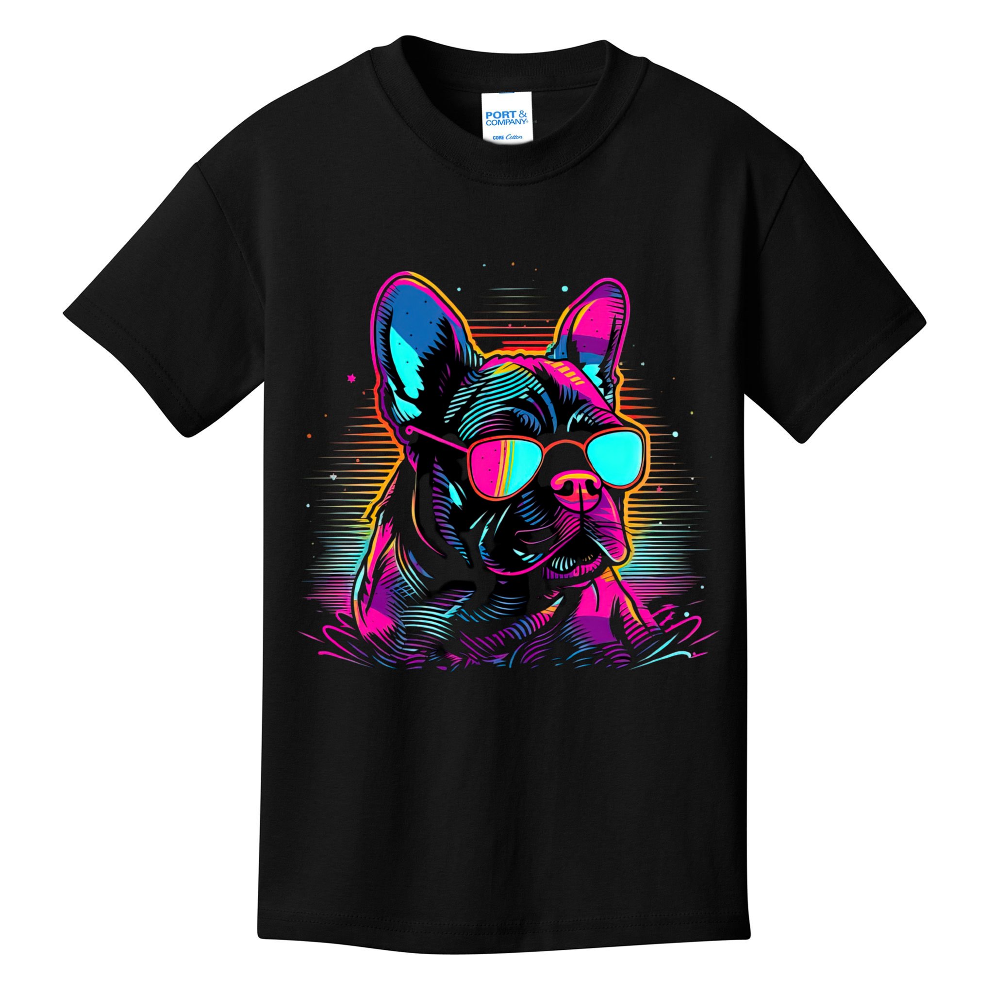 Proud To Be A Frenchie Lover Kids T-Shirt