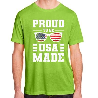 Proud To Be Usa Made Usa America Adult ChromaSoft Performance T-Shirt