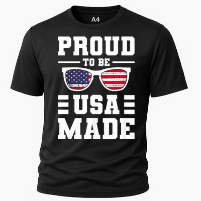 Proud To Be Usa Made Usa America Cooling Performance Crew T-Shirt