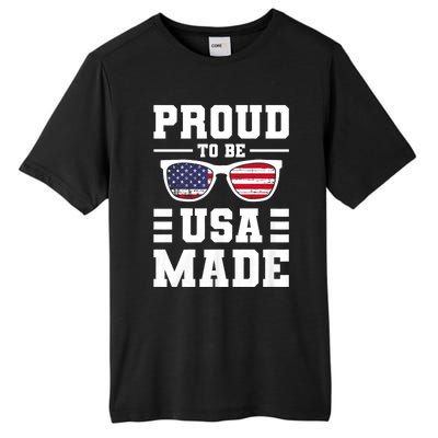 Proud To Be Usa Made Usa America Tall Fusion ChromaSoft Performance T-Shirt