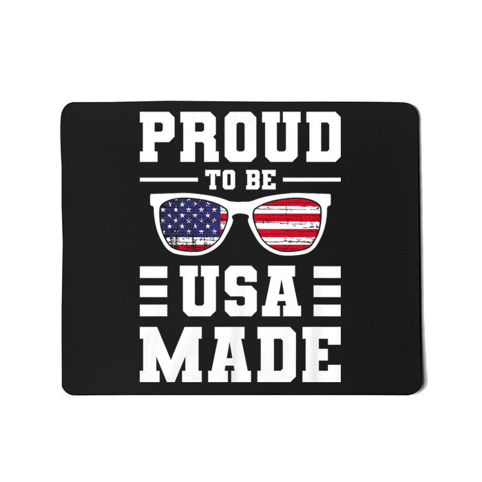 Proud To Be Usa Made Usa America Mousepad