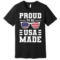 Proud To Be Usa Made Usa America Premium T-Shirt