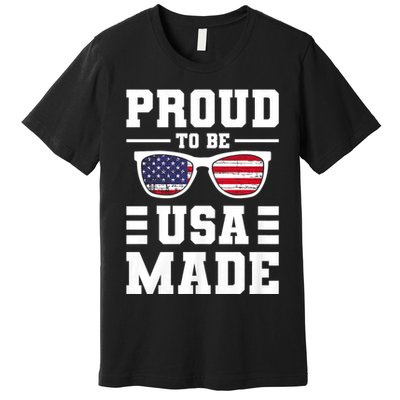 Proud To Be Usa Made Usa America Premium T-Shirt