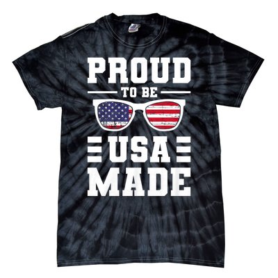 Proud To Be Usa Made Usa America Tie-Dye T-Shirt