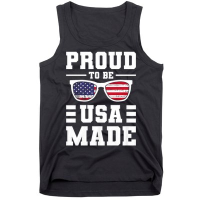 Proud To Be Usa Made Usa America Tank Top