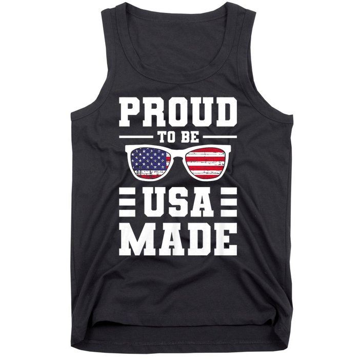 Proud To Be Usa Made Usa America Tank Top