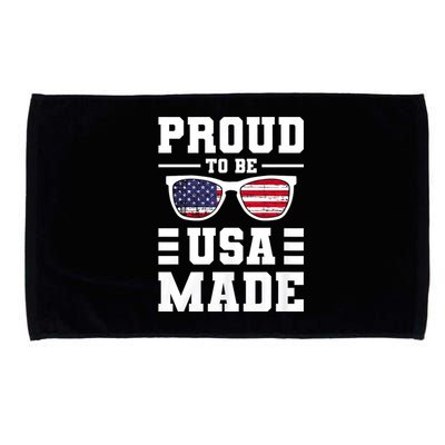 Proud To Be Usa Made Usa America Microfiber Hand Towel