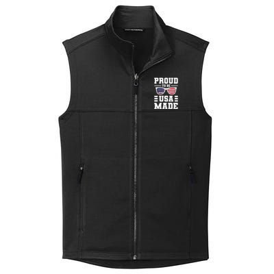 Proud To Be Usa Made Usa America Collective Smooth Fleece Vest