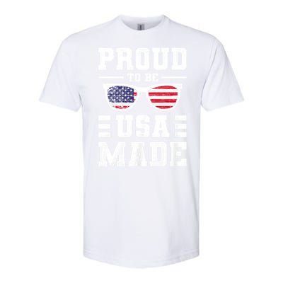 Proud To Be Usa Made Usa America Softstyle CVC T-Shirt