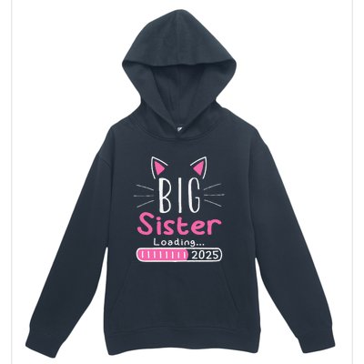 Promoted To Big Sister 2025 Im Going To Be A Big Sister 2025 Gift Urban Pullover Hoodie