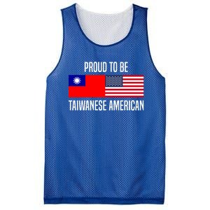 Proud To Be Taiwanese American Gift Mesh Reversible Basketball Jersey Tank