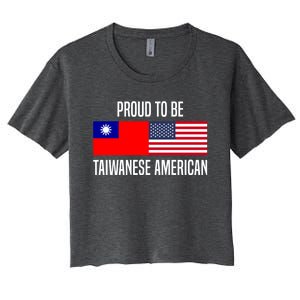 Proud To Be Taiwanese American Gift Women's Crop Top Tee