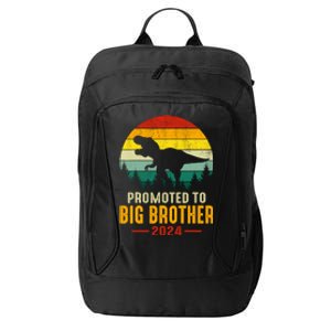 Promoted To Big Brother 2024 Dinosaur Family Matching Trex City Backpack