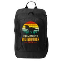 Promoted To Big Brother 2024 Dinosaur Family Matching Trex City Backpack