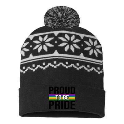 Proud To Be Pride USA-Made Snowflake Beanie