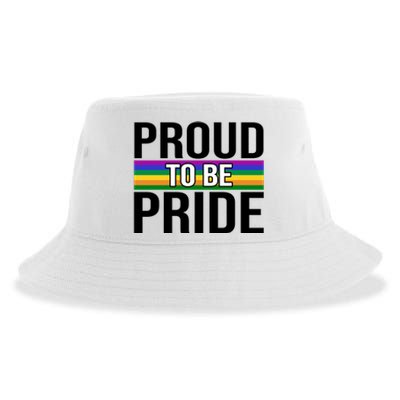 Proud To Be Pride Sustainable Bucket Hat