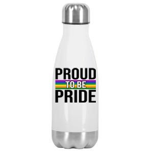 Proud To Be Pride Stainless Steel Insulated Water Bottle