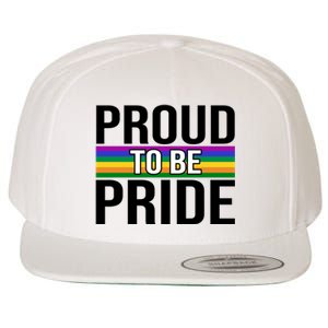 Proud To Be Pride Wool Snapback Cap