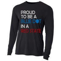 Proud To Be A Blue Dot In A Red State Vote Kamala Cooling Performance Long Sleeve Crew