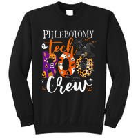 Phlebotomy Tech Boo Crew Ghost Halloween Technician Matching Sweatshirt