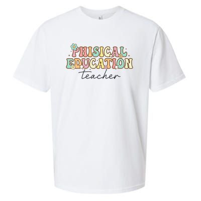 PE Teacher Back to School Physical Education Teacher Sueded Cloud Jersey T-Shirt