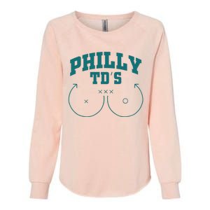 Phily Tds Boobs Womens California Wash Sweatshirt