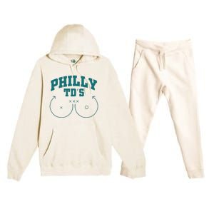 Phily Tds Boobs Premium Hooded Sweatsuit Set