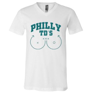 Phily Tds Boobs V-Neck T-Shirt