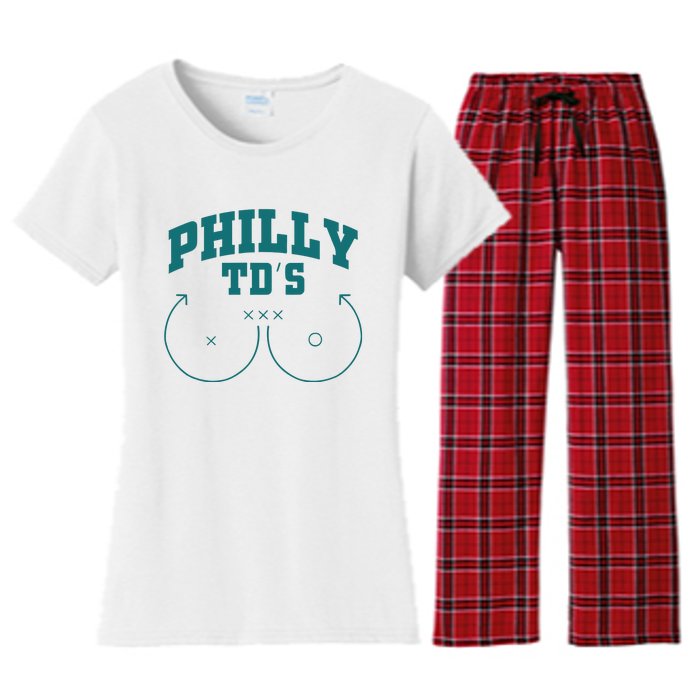 Phily Tds Boobs Women's Flannel Pajama Set