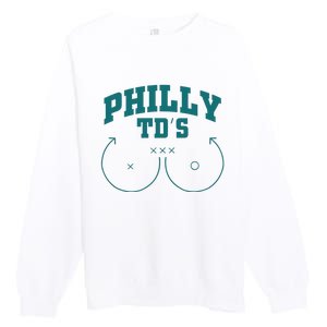 Phily Tds Boobs Premium Crewneck Sweatshirt