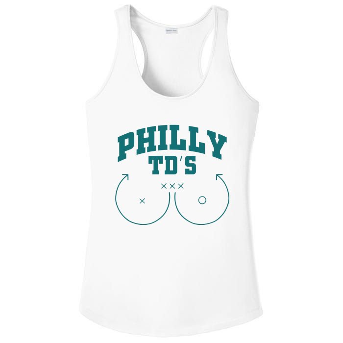 Phily Tds Boobs Ladies PosiCharge Competitor Racerback Tank