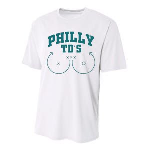 Phily Tds Boobs Performance Sprint T-Shirt