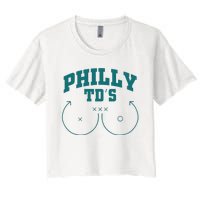 Phily Tds Boobs Women's Crop Top Tee