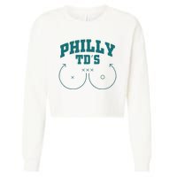 Phily Tds Boobs Cropped Pullover Crew