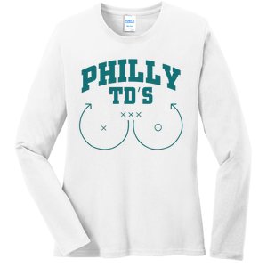 Phily Tds Boobs Ladies Long Sleeve Shirt