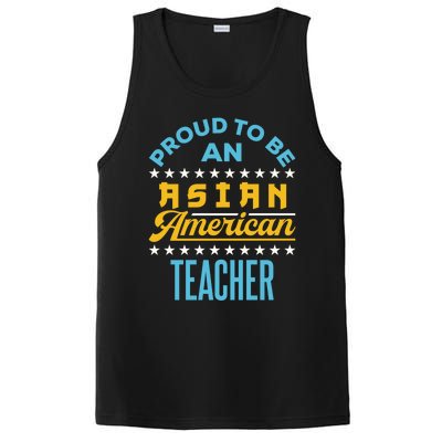 Proud To Be An Asian American Teacher Aapi Api Great Gift PosiCharge Competitor Tank