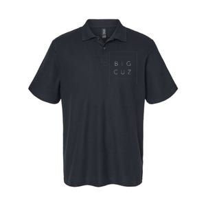 Promoted To Big Cousin Big Cuz Softstyle Adult Sport Polo