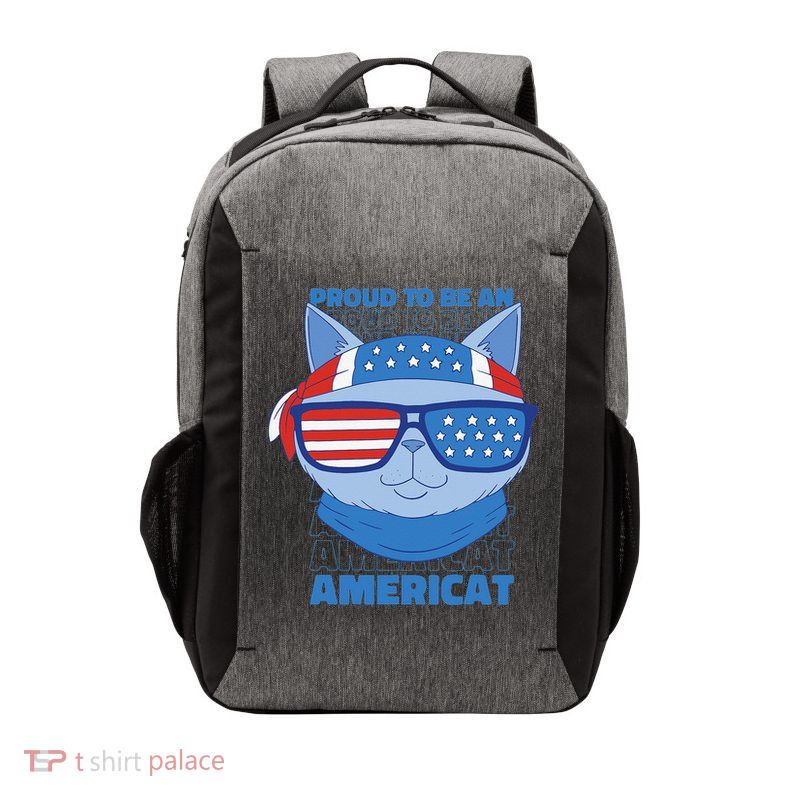 Proud To Be An Americat 4th Of July Americat US Flag Vector Backpack
