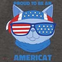 Proud To Be An Americat 4th Of July Americat US Flag Vector Backpack