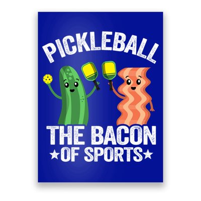Pickleball The Bacon Of Sports Vintage Pickle Ball Gift Poster