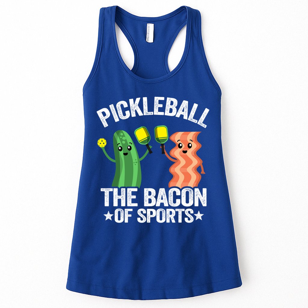 Pickleball The Bacon Of Sports Vintage Pickle Ball Gift Womens Tank Top