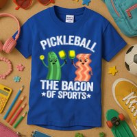 Pickleball The Bacon Of Sports Vintage Pickle Ball Gift Kids T-Shirt