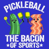 Pickleball The Bacon Of Sports Vintage Pickle Ball Gift Kids T-Shirt