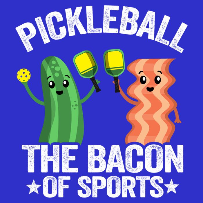 Pickleball The Bacon Of Sports Vintage Pickle Ball Gift Kids T-Shirt