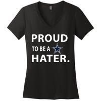 Proud To Be A Dallas Hater Women's V-Neck T-Shirt