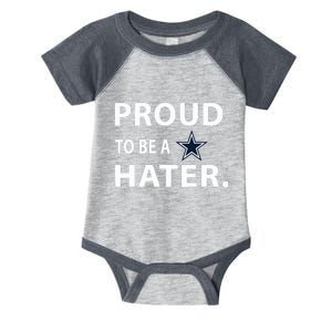 Proud To Be A Dallas Hater Infant Baby Jersey Bodysuit