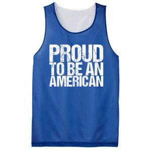 Proud To Be An American 4th Of July Gift Mesh Reversible Basketball Jersey Tank